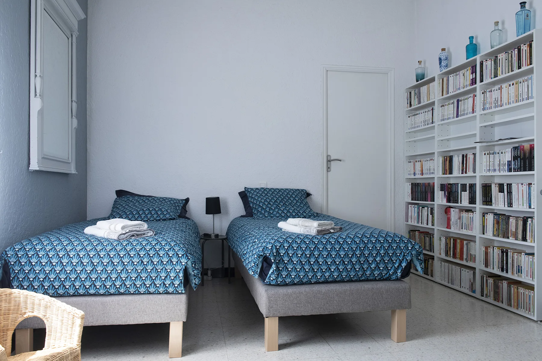 Chambre Bleue, premier étage (vue 5), Villa Plaisance, Bédarrides