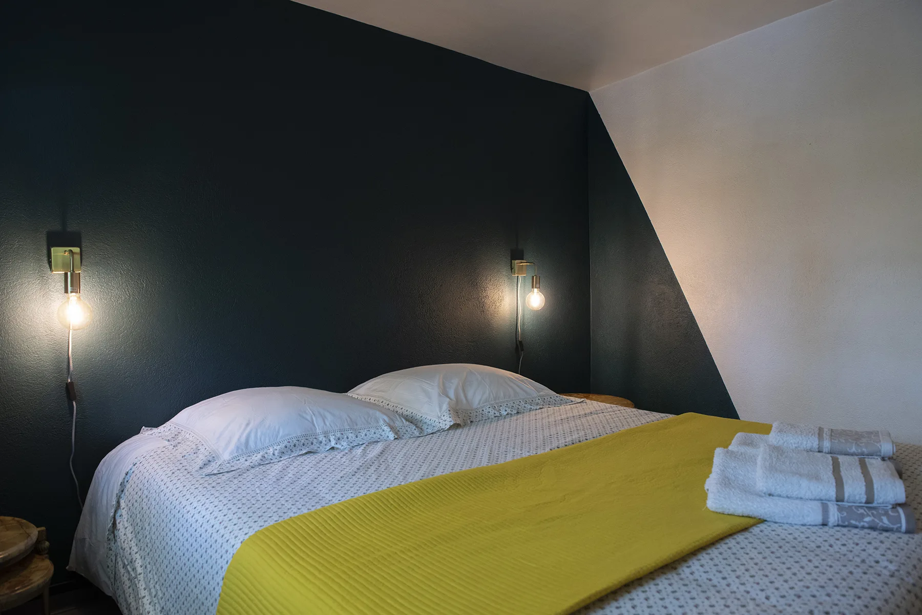 Chambre Verte, premier étage (vue 3), Villa Plaisance, Bédarrides